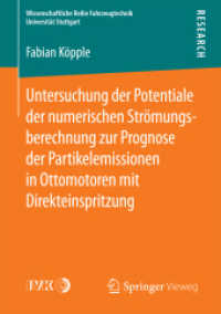 Untersuchung der Potentiale der numerischen Strömungsberechnung zur Prognose der Partikelemissionen in Ottomotoren mit Direkteinspritzung (Wissenschaftliche Reihe Fahrzeugtechnik Universität Stuttgart)