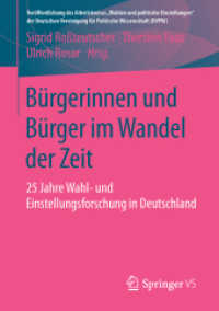 Bürgerinnen und Bürger im Wandel der Zeit : 25 Jahre Wahl- und Einstellungsforschung in Deutschland (Veröffentlichung des Arbeitskreises 'wahlen und politische Einstellungen' der Deutschen Vereinigung für Politische Wissenschaft (