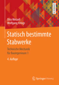 Statisch bestimmte Stabwerke : Technische Mechanik für Bauingenieure 1 （4TH）