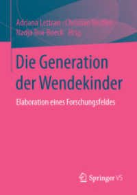 Die Generation der Wendekinder : Elaboration eines Forschungsfeldes