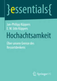 Hochachtsamkeit : Über unsere Grenze des Ressortdenkens (essentials)