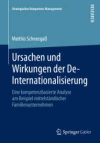 Ursachen und Wirkungen der De-Internationalisierung : Eine kompetenzbasierte Analyse am Beispiel mittelständischer Familienunternehmen (Strategisches Kompetenz-management)