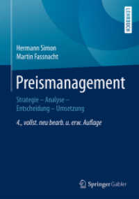 Preismanagement : Strategie - Analyse - Entscheidung - Umsetzung （4TH）