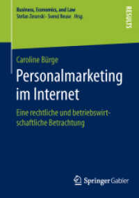 Personalmarketing im Internet : Eine rechtliche und betriebswirtschaftliche Betrachtung (Business, Economics, and Law)
