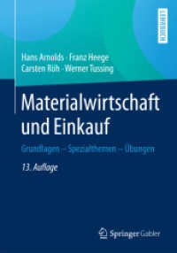 Materialwirtschaft und Einkauf : Grundlagen - Spezialthemen - Übungen (Lehrbuch)