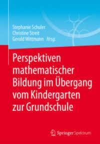 Perspektiven Mathematischer Bildung Im Übergang Vom Kindergarten Zur Grundschule