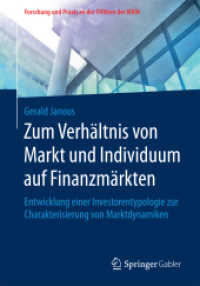 Zum Verhältnis von Markt und Individuum auf Finanzmärkten : Entwicklung einer Investorentypologie zur Charakterisierung von Marktdynamiken (Forschung und Praxis an der Fhwien der Wkw)