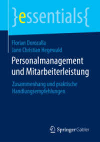 Personalmanagement und Mitarbeiterleistung : Zusammenhang und praktische Handlungsempfehlungen (essentials)
