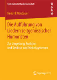 Die Aufführung von Liedern zeitgenössischer Humoristen : Zur Umgebung, Funktion und Struktur von Erlebnissystemen (Systematische Musikwissenschaft)