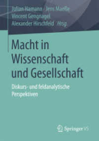 Macht in Wissenschaft und Gesellschaft : Diskurs- und feldanalytische Perspektiven