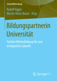 Bildungspartnerin Universität : Tertiäre Weiterbildung für eine erfolgreiche Zukunft (Lernweltforschung)