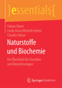 Naturstoffe und Biochemie : Ein Überblick für Chemiker und Biotechnologen (essentials)