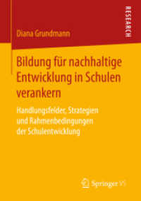 Bildung für nachhaltige Entwicklung in Schulen verankern : Handlungsfelder, Strategien und Rahmenbedingungen der Schulentwicklung