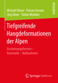 Tiefgreifende Hangdeformationen der Alpen : Erscheinungsformen - Kinematik - Maßnahmen