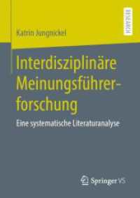 Interdisziplinäre Meinungsführerforschung : Eine systematische Literaturanalyse