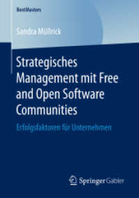 Strategisches Management mit Free and Open Software Communities : Erfolgsfaktoren für Unternehmen (Bestmasters)