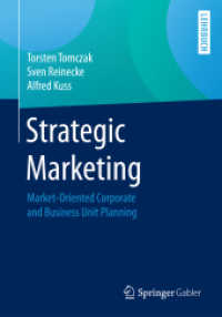 Strategic Marketing : Market-Oriented Corporate and Business Unit Planning