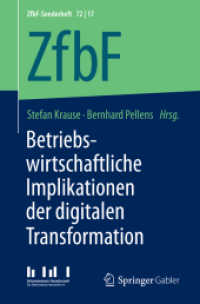 Betriebswirtschaftliche Implikationen der digitalen Transformation (Zfbf-sonderheft)