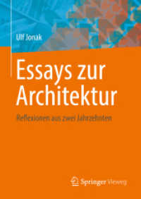 Essays zur Architektur : Reflexionen aus zwei Jahrzehnten