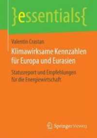 Klimawirksame Kennzahlen für Europa und Eurasien : Statusreport und Empfehlungen für die Energiewirtschaft (essentials)