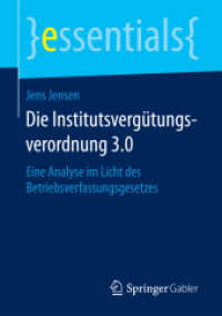 Die Institutsvergütungsverordnung 3.0 : Eine Analyse im Licht des Betriebsverfassungsgesetzes (essentials)