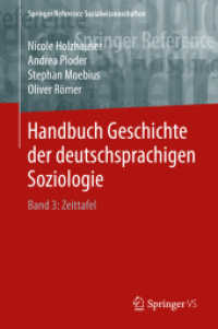 Handbuch Geschichte der deutschsprachigen Soziologie : Band 3: Zeittafel (Springer Reference Sozialwissenschaften)
