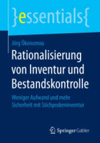 Rationalisierung von Inventur und Bestandskontrolle : Weniger Aufwand und mehr Sicherheit mit Stichprobeninventur (essentials)