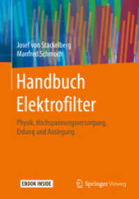 Handbuch Elektrofilter : Physik, Hochspannungsversorgung, Erdung Und Auslegung - Includes Digital Download
