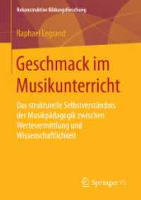 Geschmack im Musikunterricht : Das strukturelle Selbstverständnis der Musikpädagogik zwischen Wertevermittlung und Wissenschaftlichkeit (Rekonstruktive Bildungsforschung)
