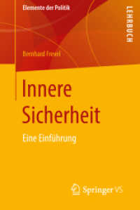 Innere Sicherheit : Eine Einführung (Elemente der Politik)