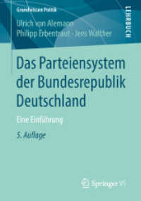 Das Parteiensystem der Bundesrepublik Deutschland : Eine Einführung (Grundwissen Politik) （5TH）