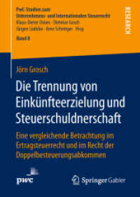 Die Trennung von Einkünfteerzielung und Steuerschuldnerschaft : Eine vergleichende Betrachtung im Ertragsteuerrecht und im Recht der Doppelbesteuerungsabkommen (Pwc-studien zum Unternehmens- und Internationalen Steuerrecht)