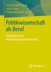 Politikwissenschaft als Beruf : Perspektiven aus Wissenschaft und Gesellschaft