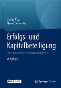 Erfolgs- Und Kapitalbeteiligung : Vom Mitarbeiter Zum Mitunternehmer （8TH）