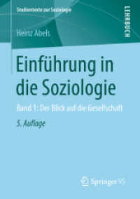 Einführung in die Soziologie : Band 1: Der Blick auf die Gesellschaft (Studientexte zur Soziologie) （5TH）