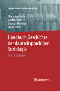 Handbuch Geschichte Der Deutschsprachigen Soziologie : Band 3: Zeittafel （1. Aufl. 2019）