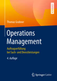 Operations Management : Auftragserfüllung bei Sach- und Dienstleistungen （4TH）