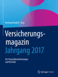 Versicherungsmagazin - Jahrgang 2017 : Für Finanzdienstleistungen und Vertrieb