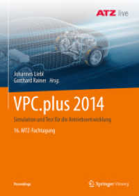 VPC.plus 2014 : Simulation und Test für die Antriebsentwicklung 16. MTZ-Fachtagung (Proceedings)