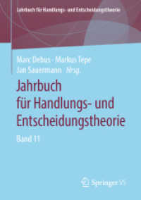 Jahrbuch für Handlungs- und Entscheidungstheorie : Band 11 (Jahrbuch für Handlungs- und Entscheidungstheorie) （1. Aufl. 2019）