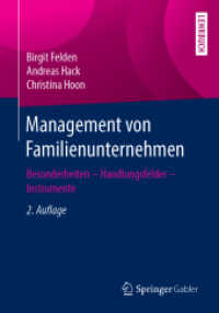 Management von Familienunternehmen : Besonderheiten - Handlungsfelder - Instrumente （2ND）