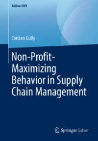 Non-Profit-Maximizing Behavior in Supply Chain Management (Edition Kwv)