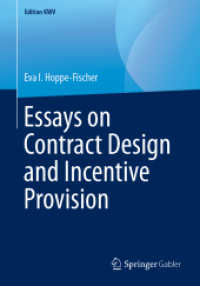 Essays on Contract Design and Incentive Provision (Edition Kwv)
