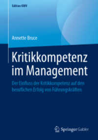Kritikkompetenz im Management : Der Einfluss der Kritikkompetenz auf den beruflichen Erfolg von Führungskräften (Edition Kwv)