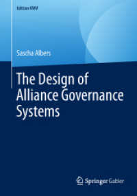 The Design of Alliance Governance Systems (Edition Kwv)