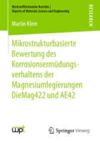 Mikrostrukturbasierte Bewertung Des Korrosionsermdungsverhaltens Der Magnesiumlegierungen Diemag422 Und Ae42 (Werkstofftechnische Berichte - Reports o