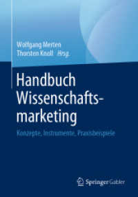 Handbuch Wissenschaftsmarketing : Konzepte, Instrumente, Praxisbeispiele