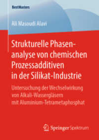 Strukturelle Phasenanalyse von chemischen Prozessadditiven in der Silikat-Industrie : Untersuchung der Wechselwirkung von Alkali-Wassergläsern mit Aluminium-Tetrametaphosphat (Bestmasters) （1. Aufl. 2019）