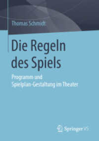Die Regeln des Spiels : Programm und Spielplan-Gestaltung im Theater