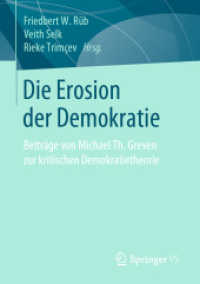Die Erosion der Demokratie : Beiträge von Michael Th. Greven zur kritischen Demokratietheorie